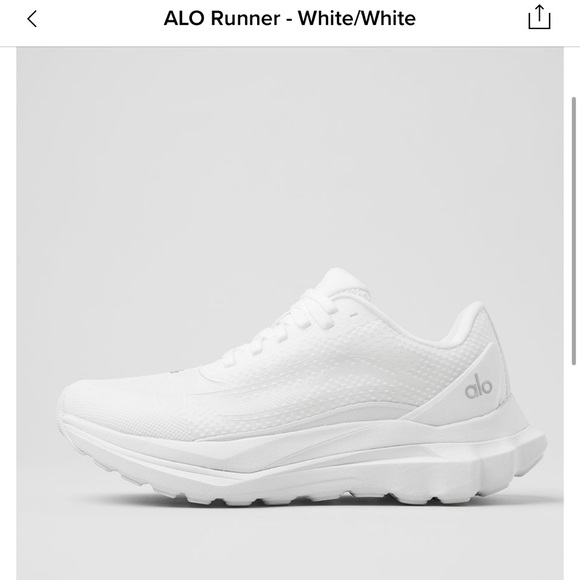 ALO Yoga White Women's Shoes - Picture 2 of 8